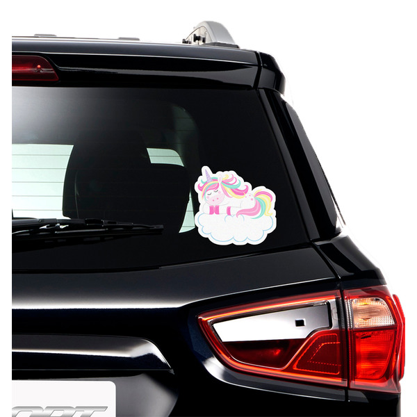 Rainbows and Unicorns Graphic Car Decal (On Car Window)