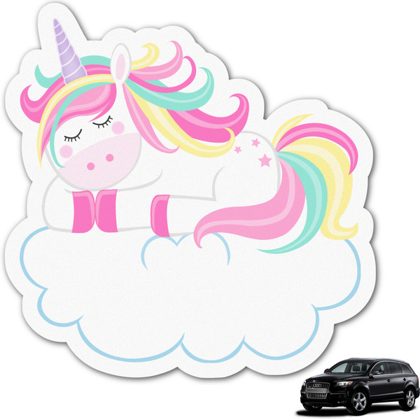 Custom Rainbows and Unicorns Graphic Car Decal