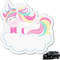 Rainbows and Unicorns Graphic Car Decal