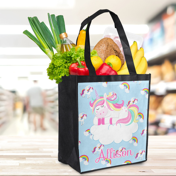 Rainbows and Unicorns Grocery Bag - LIFESTYLE