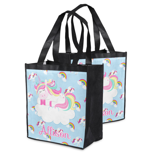 Rainbows and Unicorns Grocery Bag - MAIN