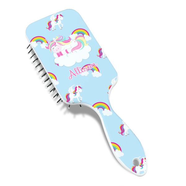 Rainbows and Unicorns Hair Brush - Angle View