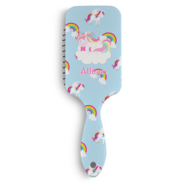 Custom Rainbows and Unicorns Hair Brushes (Personalized)