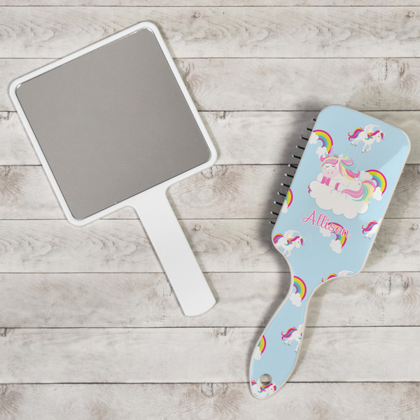 Rainbows and Unicorns Hair Brush - In Context