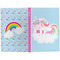 Rainbows and Unicorns Hard Cover Journal - Apvl