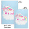 Rainbows and Unicorns Hard Cover Journal - Compare