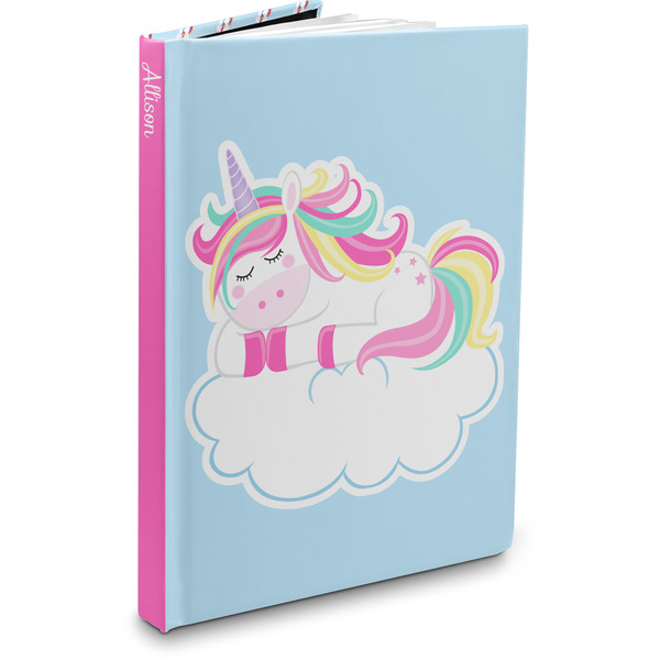 Custom Rainbows and Unicorns Hardbound Journal (Personalized)