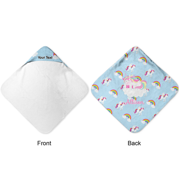 Rainbows and Unicorns Hooded Baby Towel- Approval
