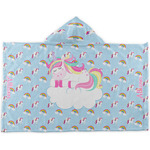 Rainbows and Unicorns Kids Hooded Towel (Personalized)