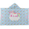 Rainbows and Unicorns Kids Hooded Towel (Personalized)