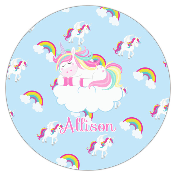 Rainbows and Unicorns Icing Circle - Small - Single