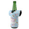 Rainbows and Unicorns Jersey Bottle Cooler - ANGLE (on bottle)
