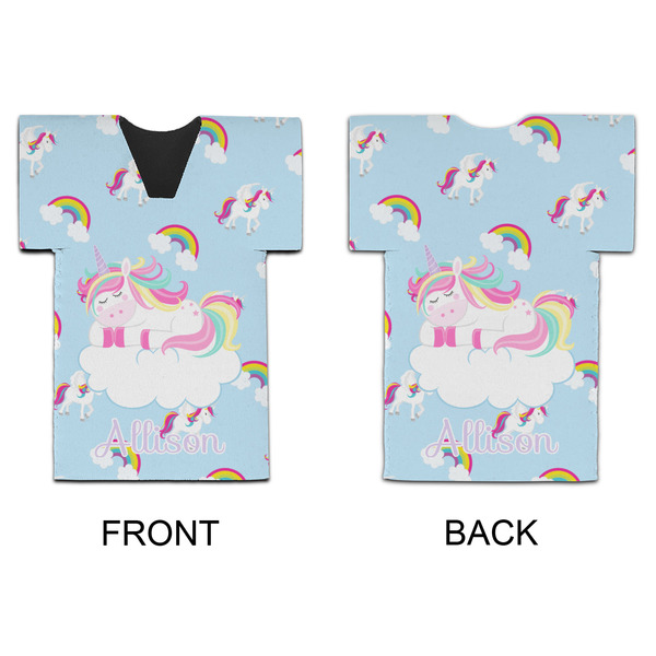 Rainbows and Unicorns Jersey Bottle Cooler - APPROVAL