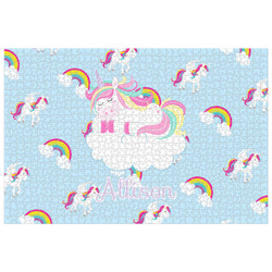 Rainbows and Unicorns 1014 pc Jigsaw Puzzle (Personalized)
