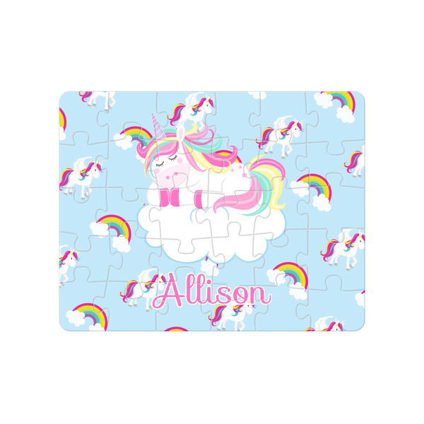 Custom Rainbows and Unicorns Jigsaw Puzzles (Personalized)