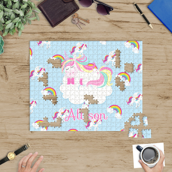 Rainbows and Unicorns Jigsaw Puzzle 500 Piece - In Context