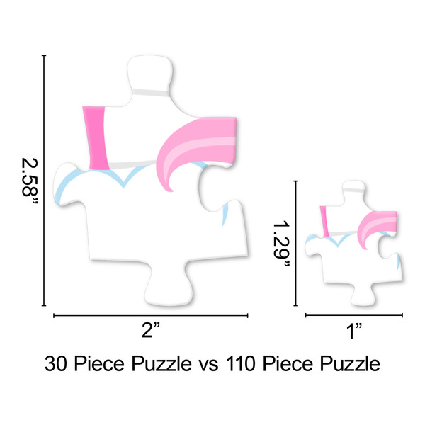 Rainbows and Unicorns Jigsaw Puzzle - Piece Comparison