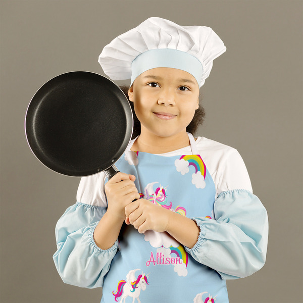 Rainbows and Unicorns Kid's Aprons - Medium - Lifestyle