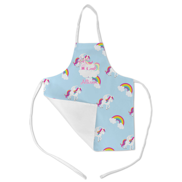 Rainbows and Unicorns Kid's Aprons - Medium - Main (med/lrg)