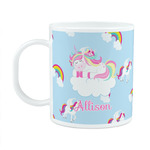 Rainbows and Unicorns Plastic Kids Mug (Personalized)