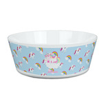 Rainbows and Unicorns Kid's Bowl (Personalized)