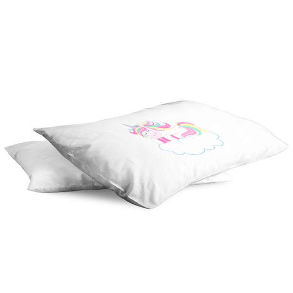 Rainbows and Unicorns King Pillow Case - TWO (partial print)