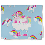 Rainbows and Unicorns Kitchen Towel - Poly Cotton w/ Name or Text