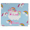 Rainbows and Unicorns Kitchen Towel - Poly Cotton - Folded Half