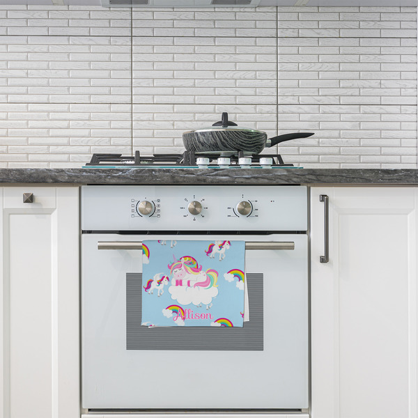 Rainbows and Unicorns Kitchen Towel - Poly Cotton - Lifestyle