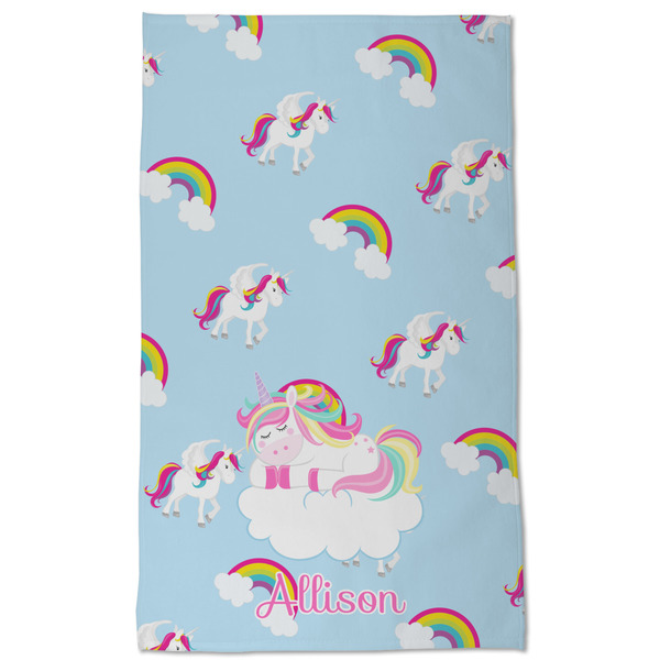 Rainbows and Unicorns Kitchen Towel - Poly Cotton - Full Front