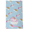 Rainbows and Unicorns Kitchen Towel - Poly Cotton - Full Front
