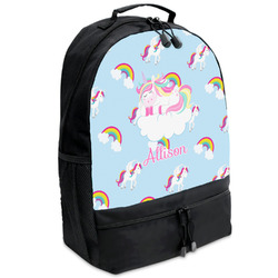 Rainbows and Unicorns Backpacks - Black (Personalized)