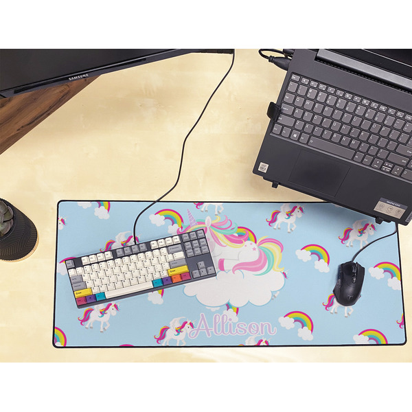 Rainbows and Unicorns Large Gaming Mats - LIFESTYLE