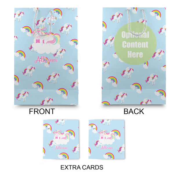 Rainbows and Unicorns Large Gift Bag - Approval