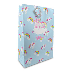 Rainbows and Unicorns Large Gift Bag (Personalized)
