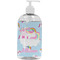 Rainbows and Unicorns Plastic Soap / Lotion Dispenser (16 oz - Large - White) (Personalized)