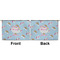 Rainbows and Unicorns Large Zipper Pouch Approval (Front and Back)