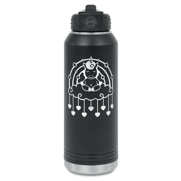 Custom Rainbows and Unicorns Water Bottles - Laser Engraved