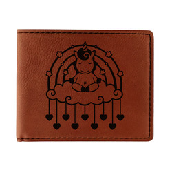 Rainbows and Unicorns Leatherette Bifold Wallet