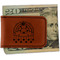Rainbows and Unicorns Leatherette Magnetic Money Clip - Front