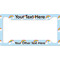 Rainbows and Unicorns License Plate Frame - Style A