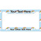 Rainbows and Unicorns License Plate Frame - Style A (Personalized)
