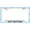 Rainbows and Unicorns License Plate Frame - Style C