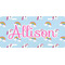 Rainbows and Unicorns Front License Plate (Personalized)