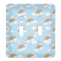Rainbows and Unicorns Light Switch Cover (2 Toggle Plate)