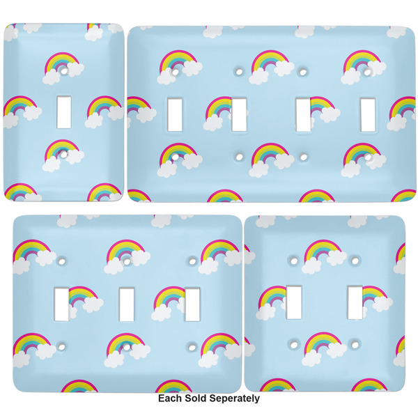 Rainbows and Unicorns Light Switch Covers all sizes