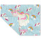 Rainbows and Unicorns Linen Placemat - Folded Corner (double side)