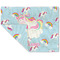 Rainbows and Unicorns Double-Sided Linen Placemat - Single w/ Name or Text