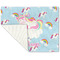 Rainbows and Unicorns Linen Placemat - Folded Corner (single side)