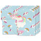 Rainbows and Unicorns Double-Sided Linen Placemat - Set of 4 w/ Name or Text